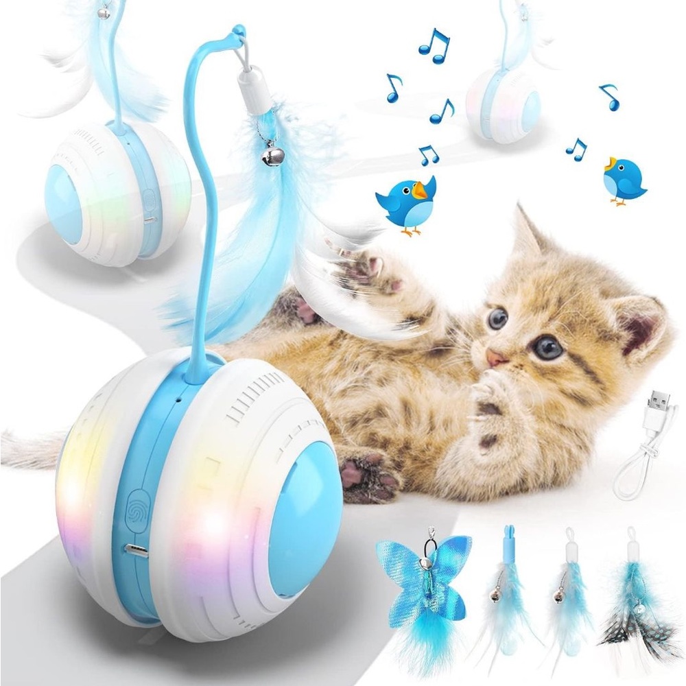 Robot Cat Toy Ball